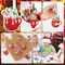 15 Pcs Hot Cocoa Diamond Art Ornaments Kits – DIY Diamond Painting Keychains, Holiday Hanging Ornaments for Adults, Crafts & Gifts